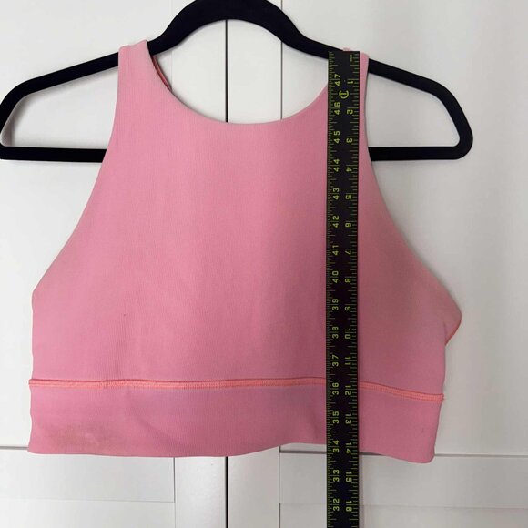 Lululemon Women Sports bra Active Gym Pink LARGE - Picture 4 of 6